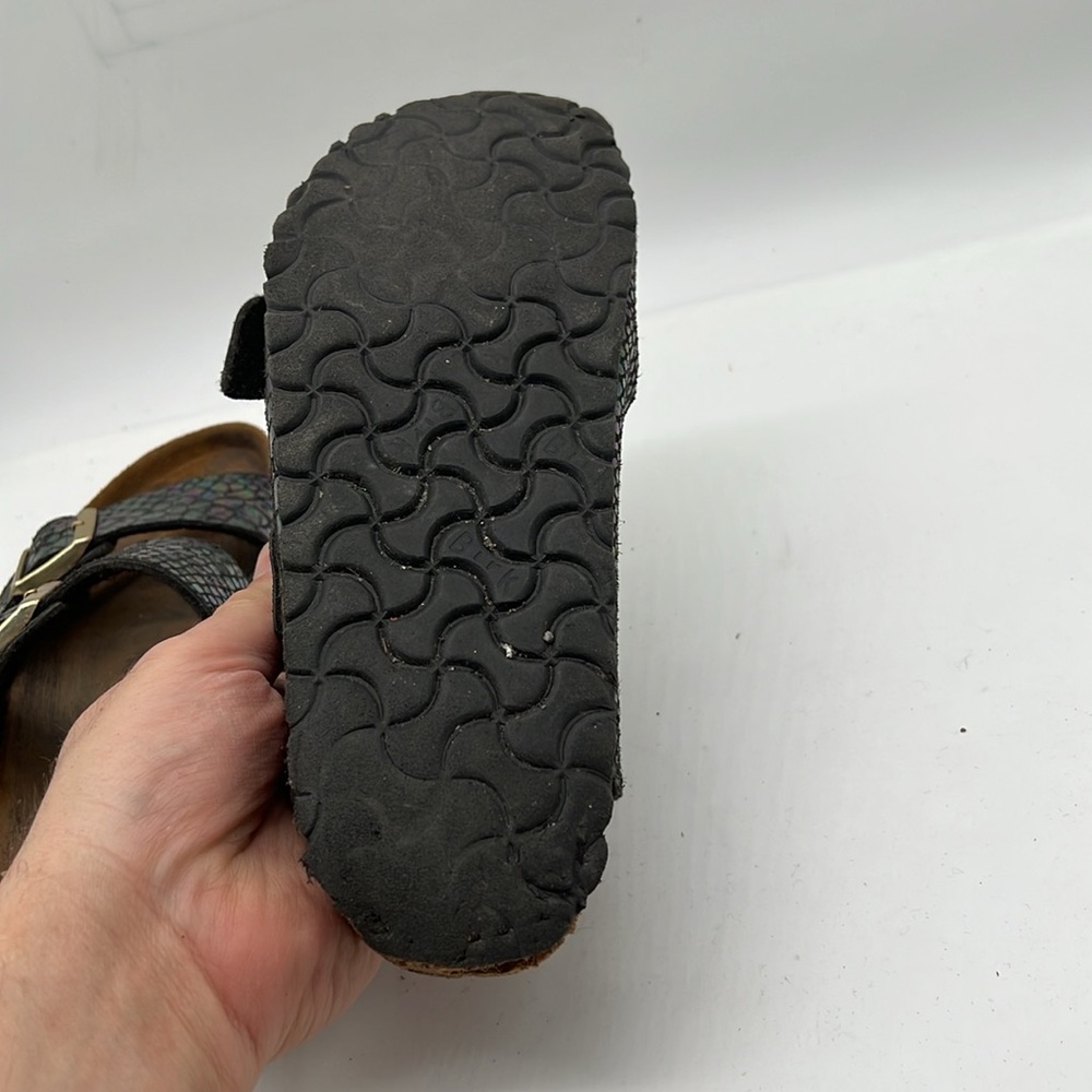 Birkenstock Germany Brown Leather Sandals EU 39 USA 8 - Picture 7 of 10